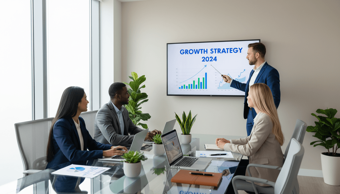 Team meeting to discuss grant funding strategy and nonprofit mission planning